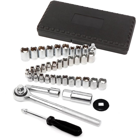 Performance Tool 40-Piece 1/4" and 3/8" Drive Socket Set W1173